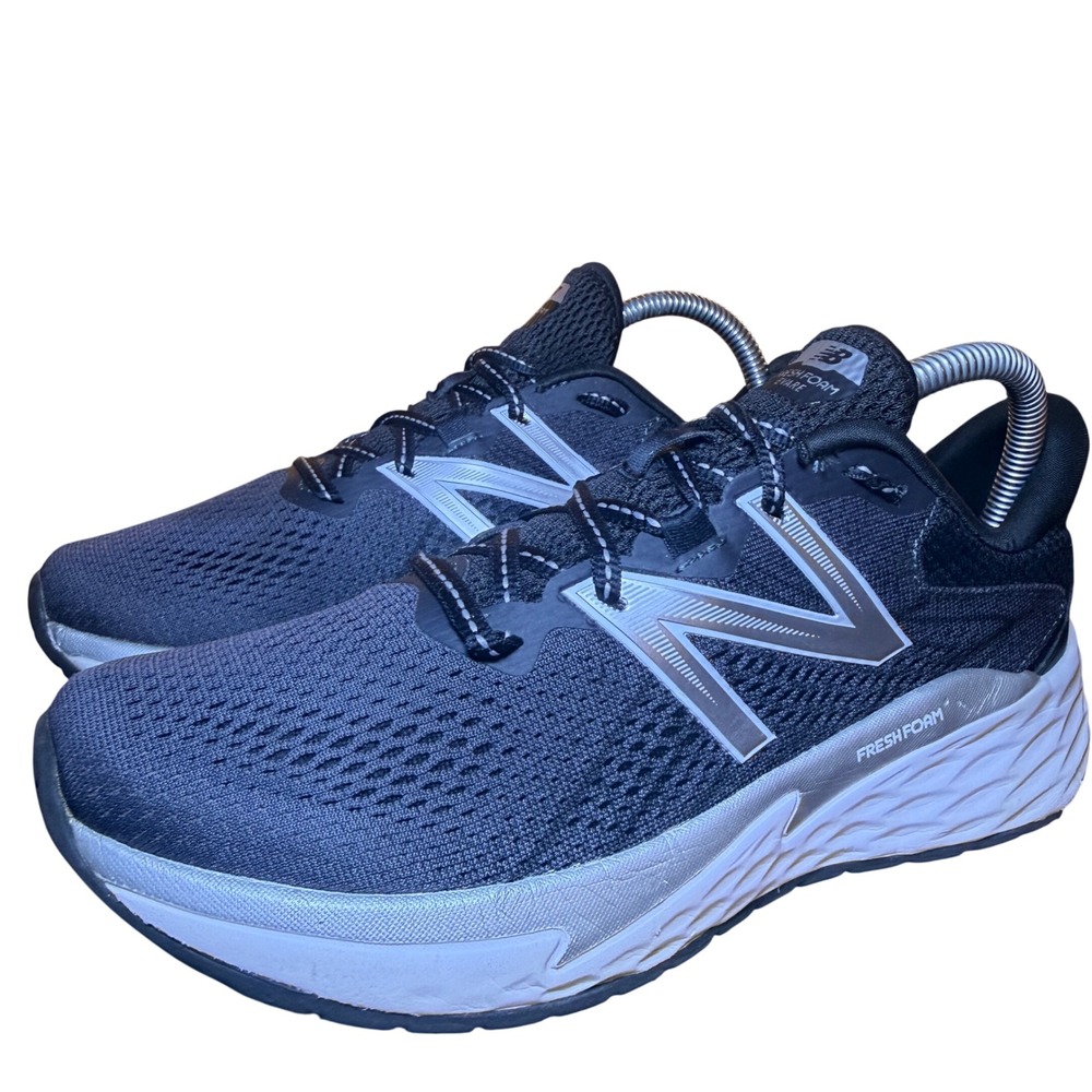 New Balance Fresh Foam Evare Mens Running Shoes Black Grey WEVARLB1 Low Top